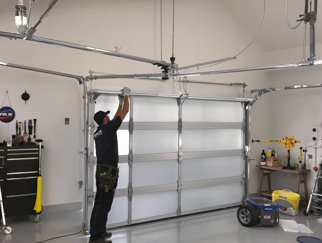 Eastlake Garage Door Repair certified team performing precision garage door installation in Eastlake