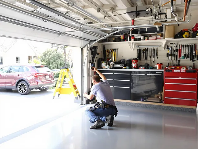 Local garage door repair service by Eastlake Garage Door Repair in Eastlake