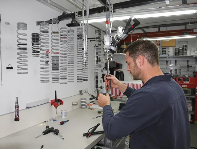 Eastlake Garage Door Repair safety certified technician performing precision spring replacement in Eastlake